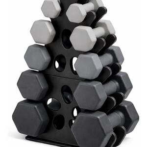5- Tier Dumbbell Black Rack